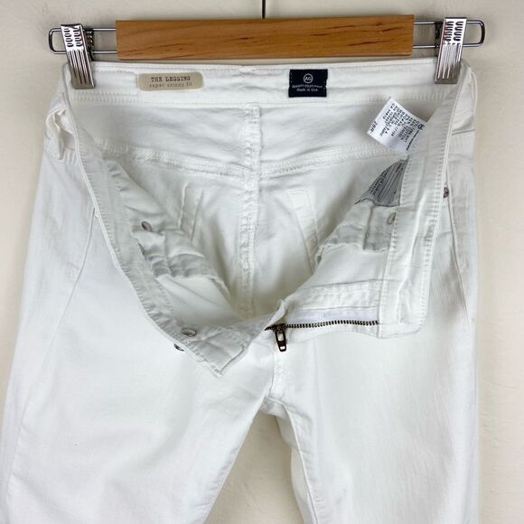 AG ‘The Legging’ Super Skinny Ankle Jean - White - Picture 8 of 8